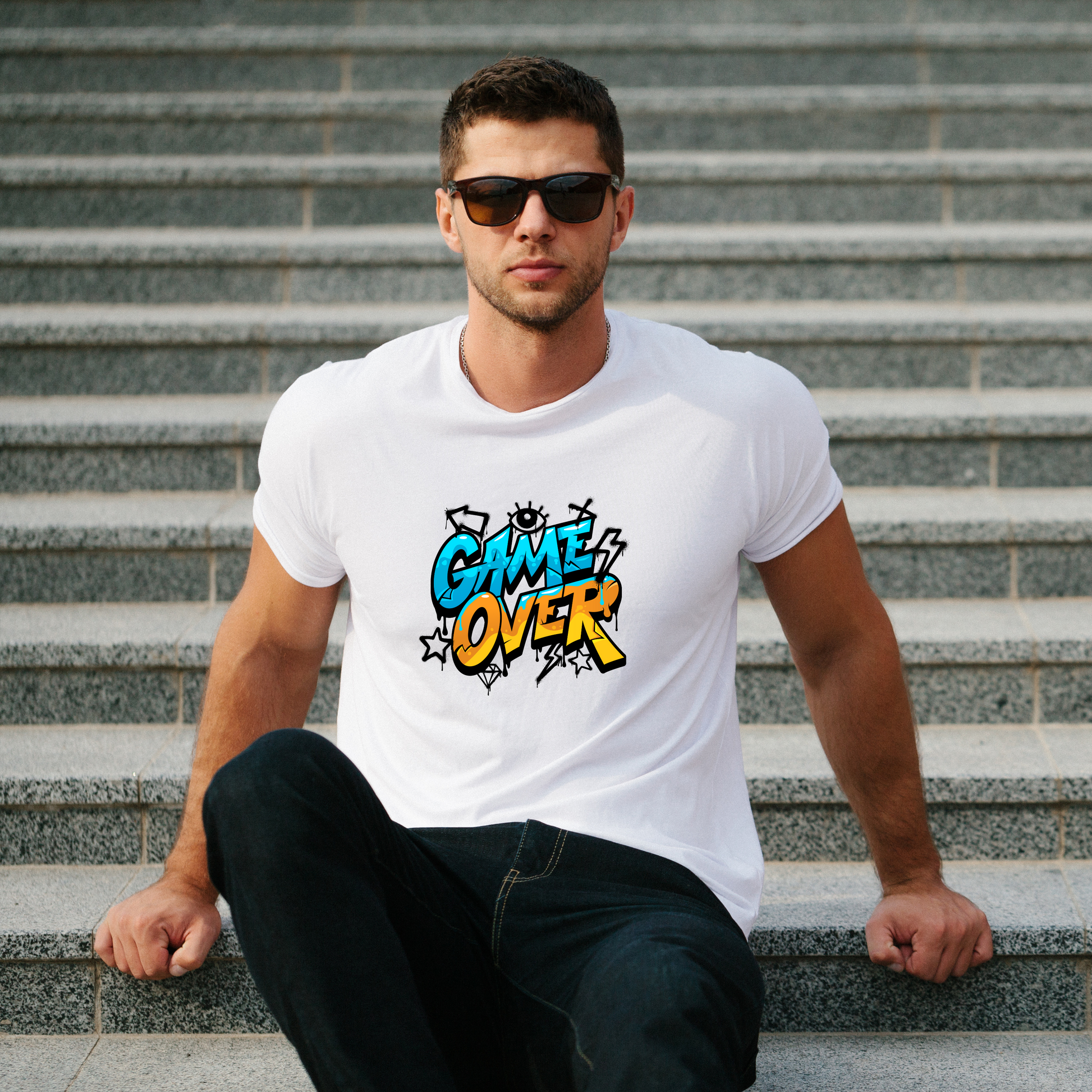 Unisex Classic T-Shirt | Game Over | 100% cotton