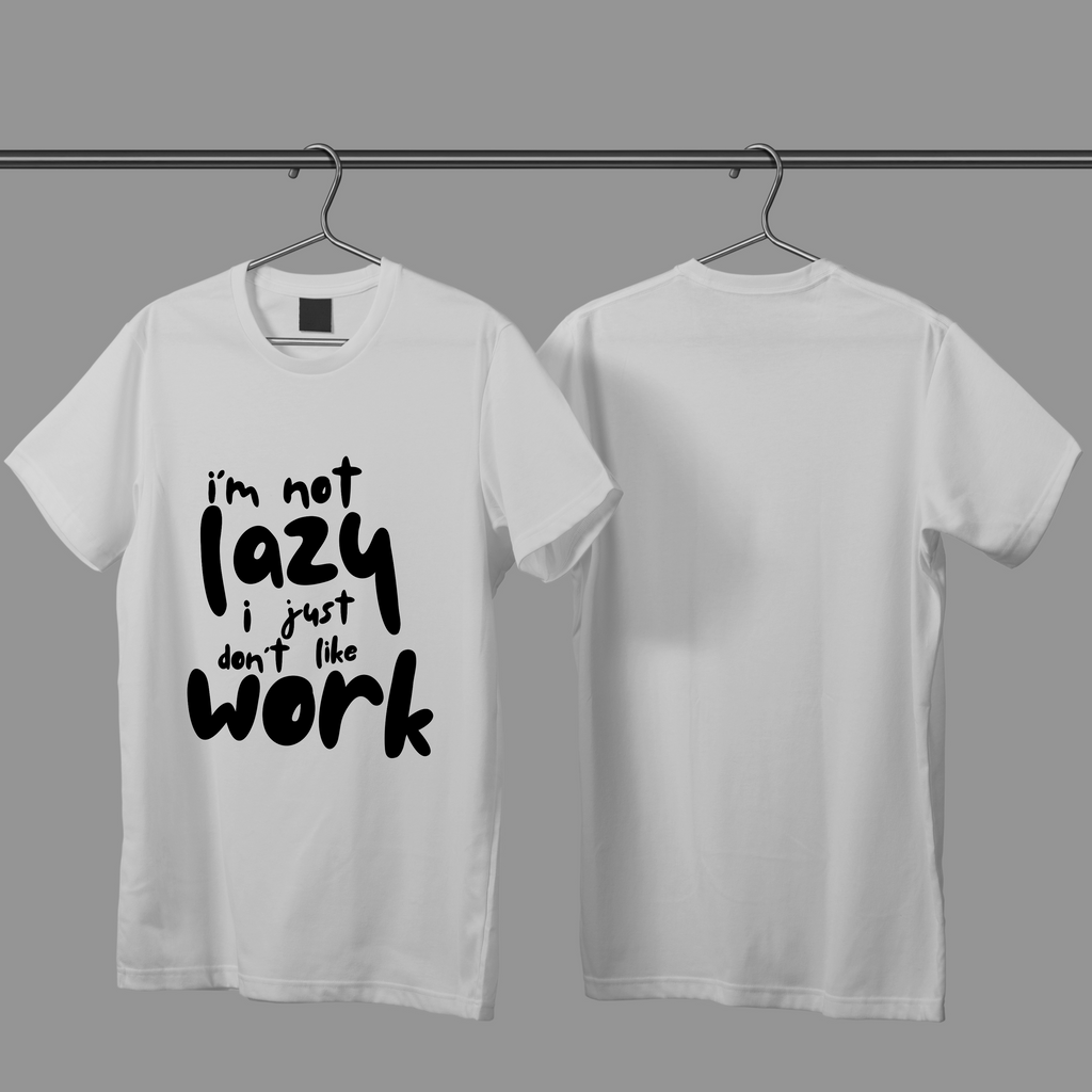 Unisex Oversized Classic T-Shirt | I Am Not Lazy | 100% cotton